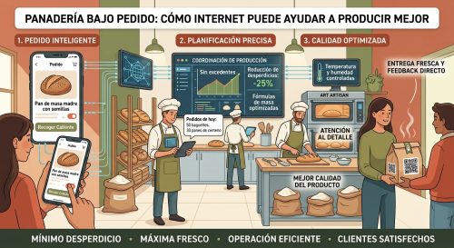 Una panadería bajo pedido: cómo Internet puede ayudar a producir mejor